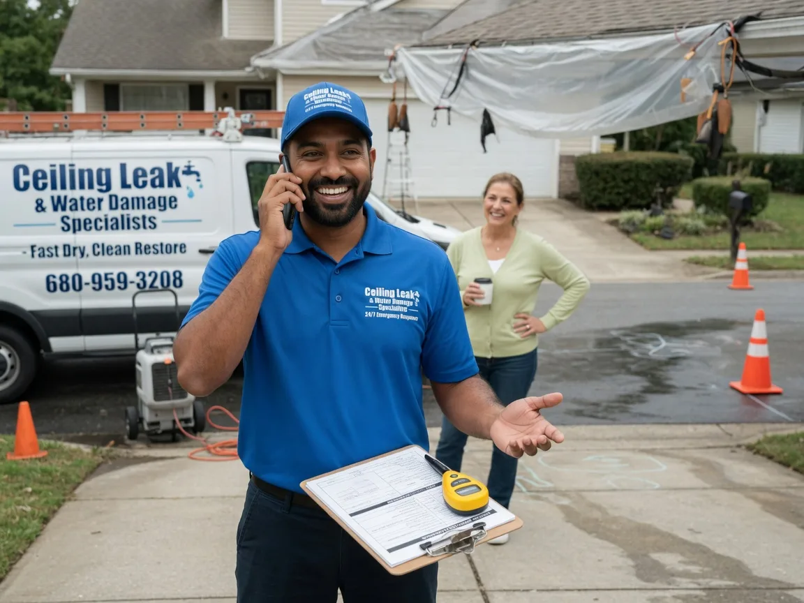 Ceiling Leak Cleanup Oilville, VA FAQs